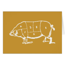 Pork (PIG) Butchers Chart - Bacon