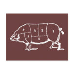 Pork (PIG) Butchers Chart - Bacon