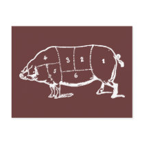 Pork (PIG) Butchers Chart - Bacon