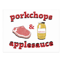 porkchops & applesauce post card