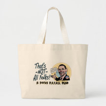Porky POTUS Anti-Obama Gear Canvas Bags