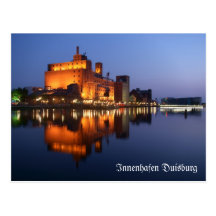 Port à l'intérieur de Duisbourg Cartes Postales