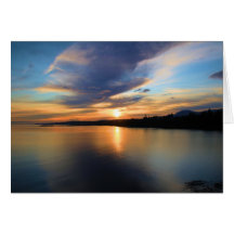 Port Angeles Sunrise Greeting Cards