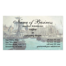 Port at Calais by Edouard Manet Business Cards