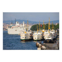 Port de ferry à Istanbul Impression Photo