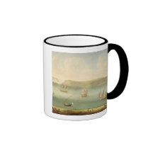Port Mahon, Minorca, 1730's (oil on canvas) Mugs