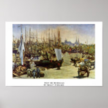 Port Of Bordeaux By Manet Edouard Print