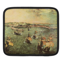 Port of Naples by Pieter Bruegel Sleeves For iPads