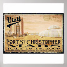 Port St. Christopher-Mars Posters