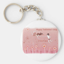 Porta-Chaves Happy Valentine's Day Keychain