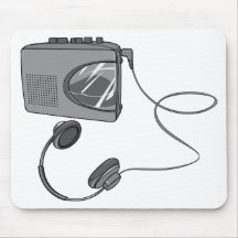 Portable Cassette Tape Player Mouse Pad