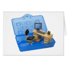 PortableOffice072709 Greeting Cards