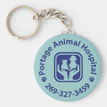 Portage Animal Hospital Keychains
