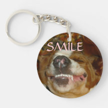 Porte - clé de chiot de sourire porte-clef