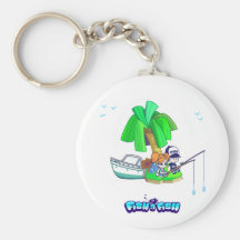 Porte - clé de couples d'île porte-clé