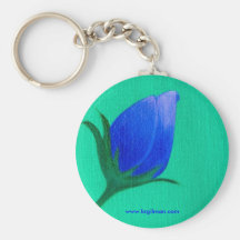 Porte - clé de rose de pourpre porte-clefs
