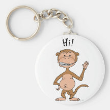 Porte - clé de singe porte-clefs