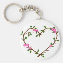 Porte - clé de vignes de coeur porte-clé