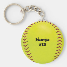 Porte - clé du base-ball de Fastpitch Porte-clefs