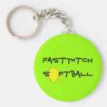 Porte - clé du base-ball de Fastpitch Porte-clefs