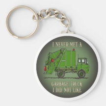 Porte - clé vert de citation d'opérateur de camion porte-clé
