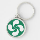 Porte Clés Croix Basque "Lauburu" Porte-clefs