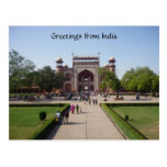porte du Taj Mahal Cartes Postales