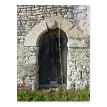 Porte et coeur - Door and hearth Carte Postale