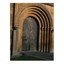 Porte occidentale normande, ministre de Southwell, Carte Postale