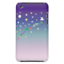 Portée pour l'étamine mignonne d'oiseau d'étoiles coques iPod Case-Mate