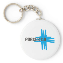 Portes ta croix Bleue Key Chains
