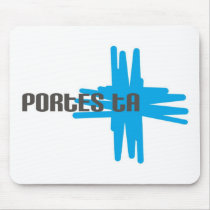 Portes ta croix Bleue Mouse Pads