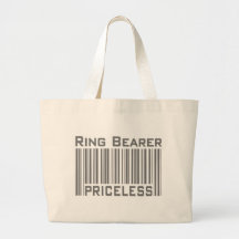 Porteur d'alliances inestimable sacs en toile