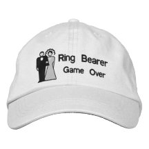 Porteur d'alliances sur- de jeu casquettes brodées