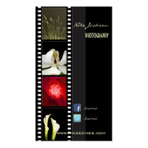 Portfolio business cards photos template