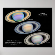 Portfolio Poster Saturn With Tilted Rings