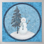 Portfolio Snowman 11x11 Posters