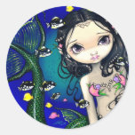 Porthole Mermaid Sticker stickers