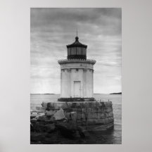 Portland Breakwater Lighthouse Print