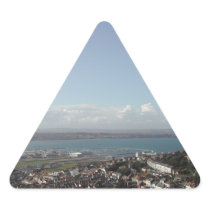 Portland Harbour. Dorset, UK. Triangle Stickers