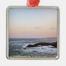 Portland Head and view to Atlantic Ocean Ornament