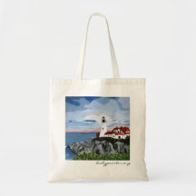 Portland Head Light Tote Bag