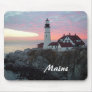 Portland Headlight Sunrise Maine Mousepad