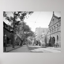 Portland, Maine Congress Street West Poster
