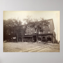 Portland, Maine Preble House circa 1890 Print