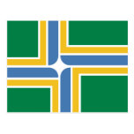 Portland, Oregon, United States flag Post Cards