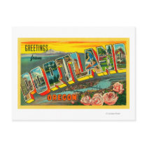 Portland, OregonLarge Letter Scenes Post Cards