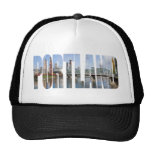 Portland Panoramic City Skyline Trucker Hat