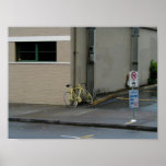 Portland Yellow Bike Poster
