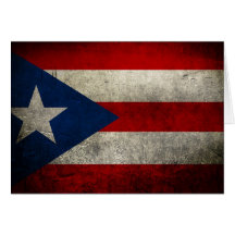 Porto Roc Puerto Rican Flag  Greeting Card